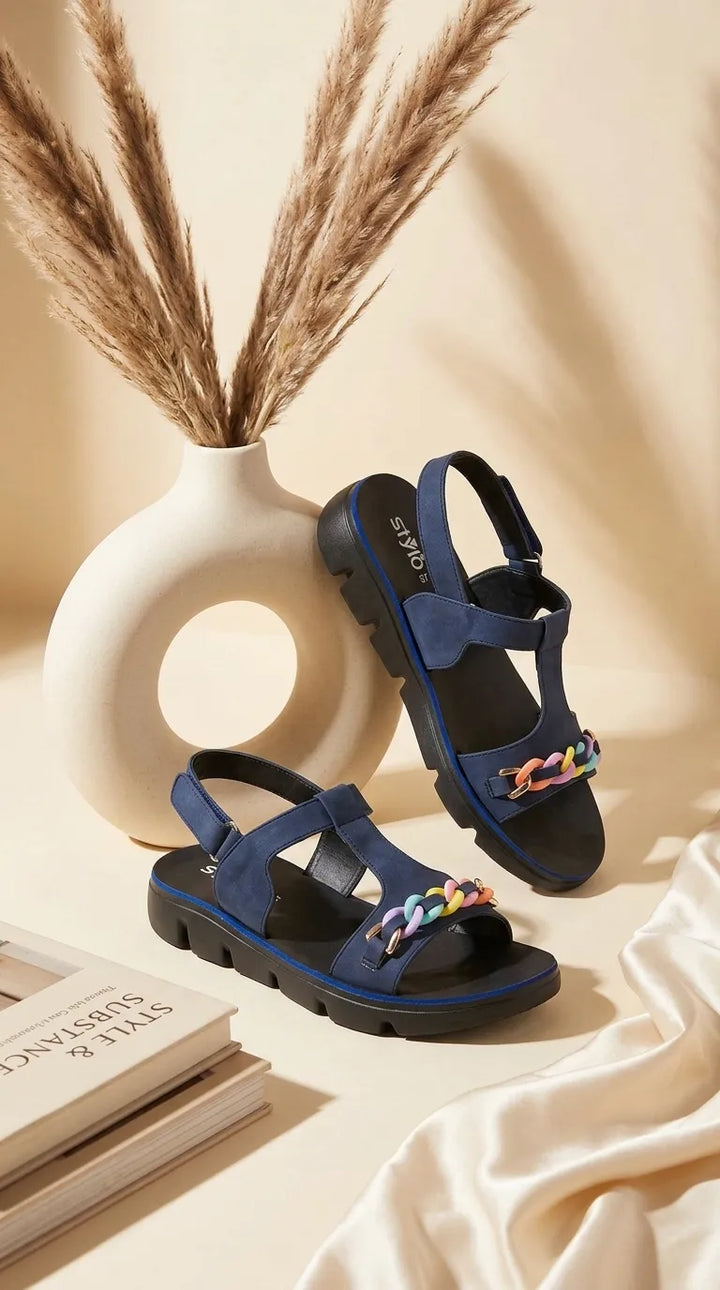 Blue Casual Softy For Ladies CL5660