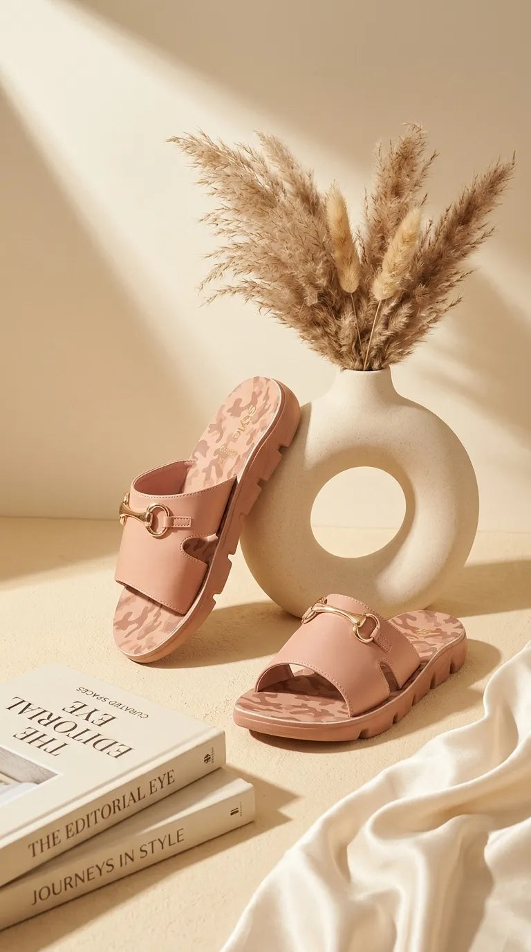 Pink Casual Softy For Ladies CL5661