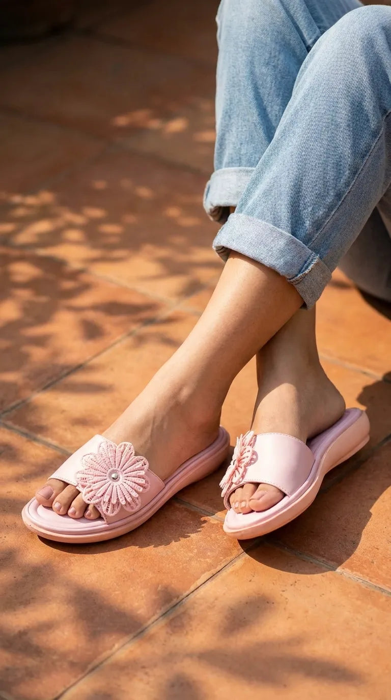 Pink Casual Softy For Women CL7208