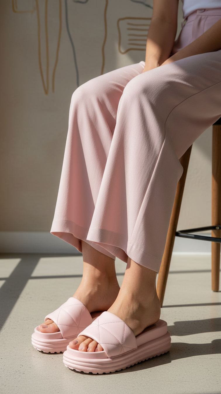 Pink Casual Slipper CL9249