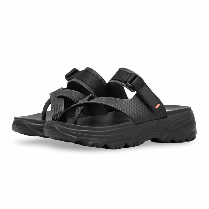 Black Casual Chappal CL9250