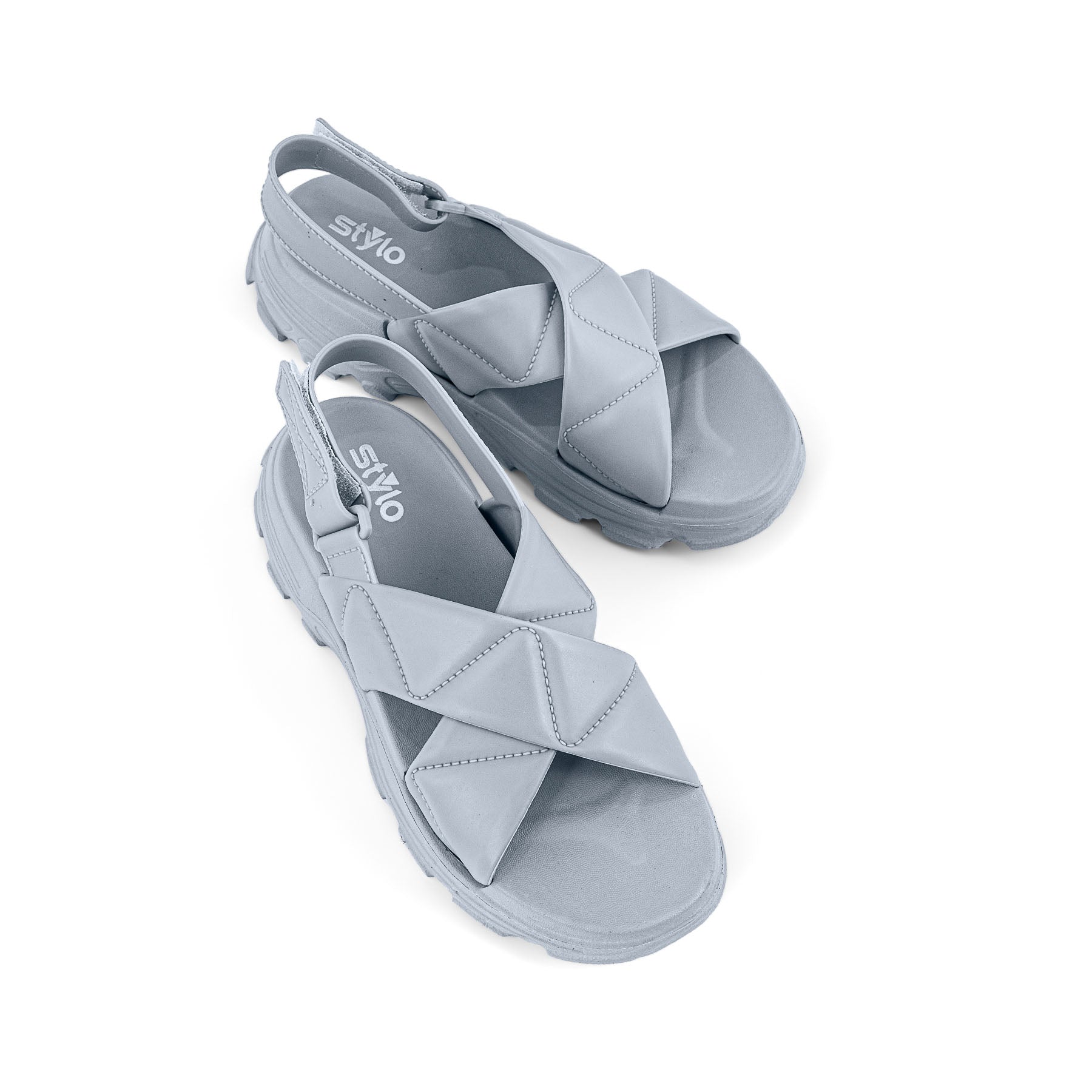 Grey Casual Chappal CL9305