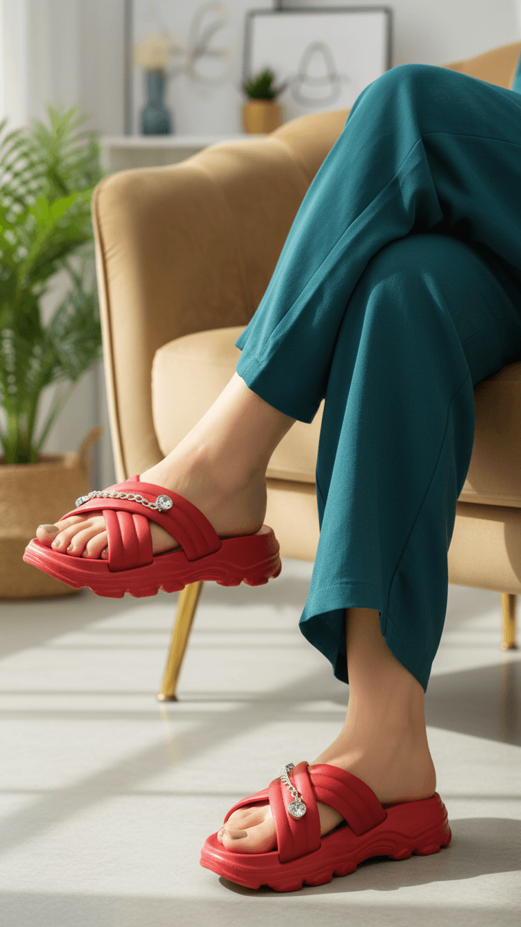 Maroon Casual Softy CL9350