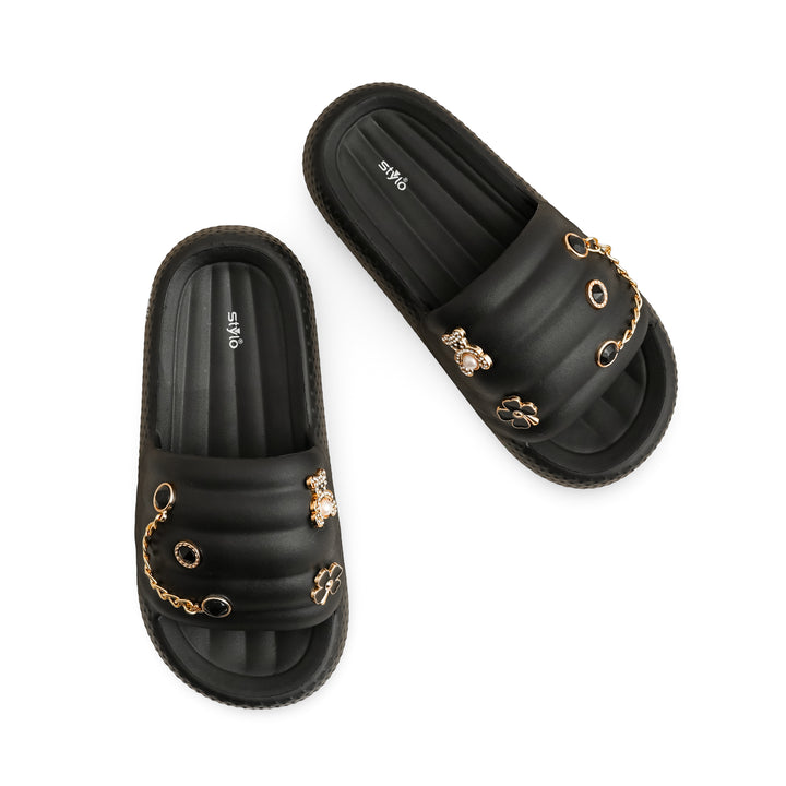 Black Casual Softy For Ladies CL9353