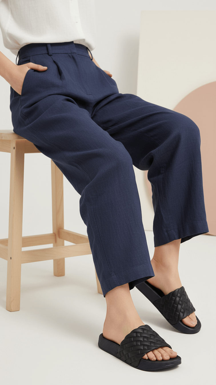 Blue Casual Softy For Ladies CL9359