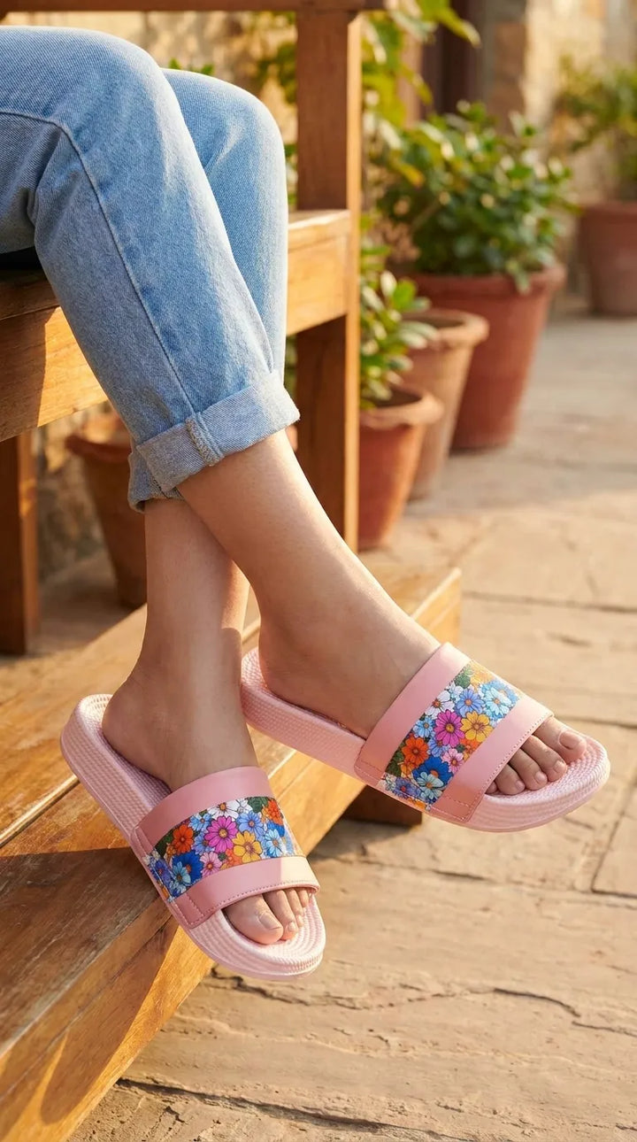 Pink Casual Softy For Women CL9398