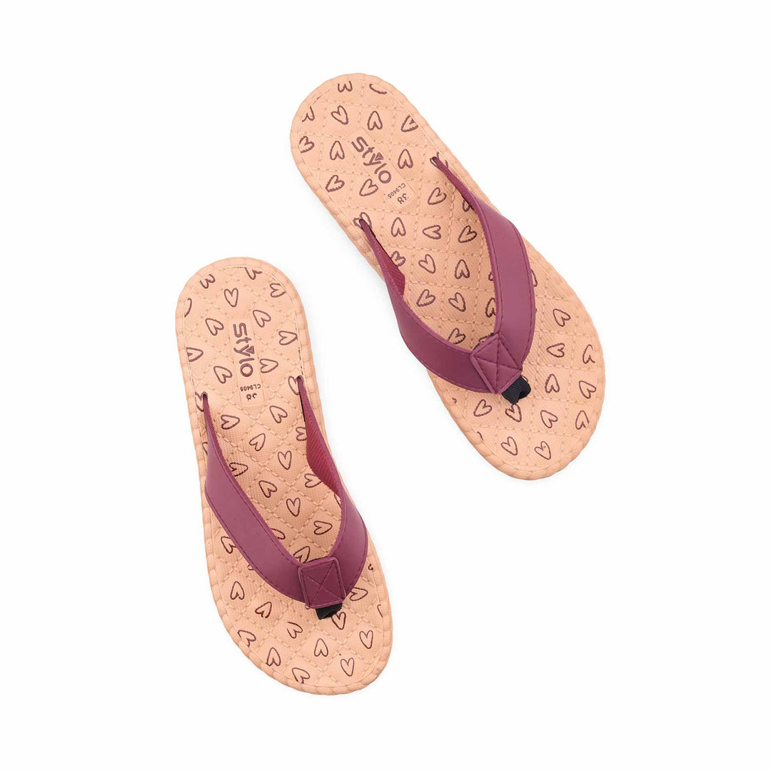 Maroon Casual Women Softy CL9405