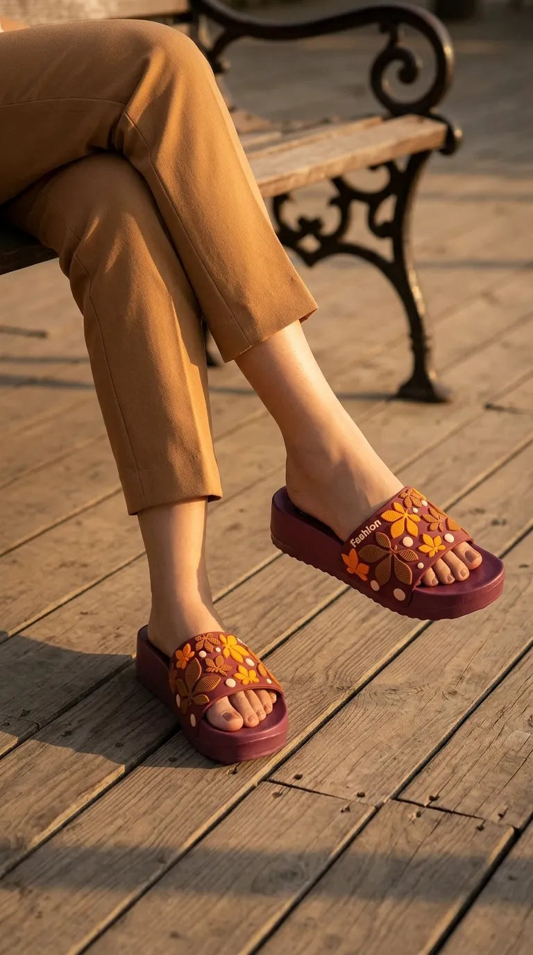 Maroon Casual Softy For Women CL9413