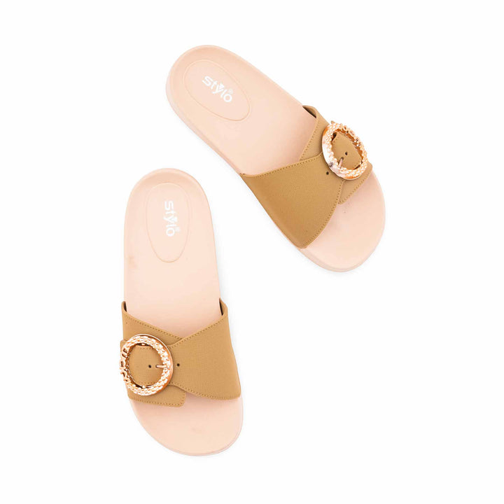 Beige Casual Softy For Women CL9414