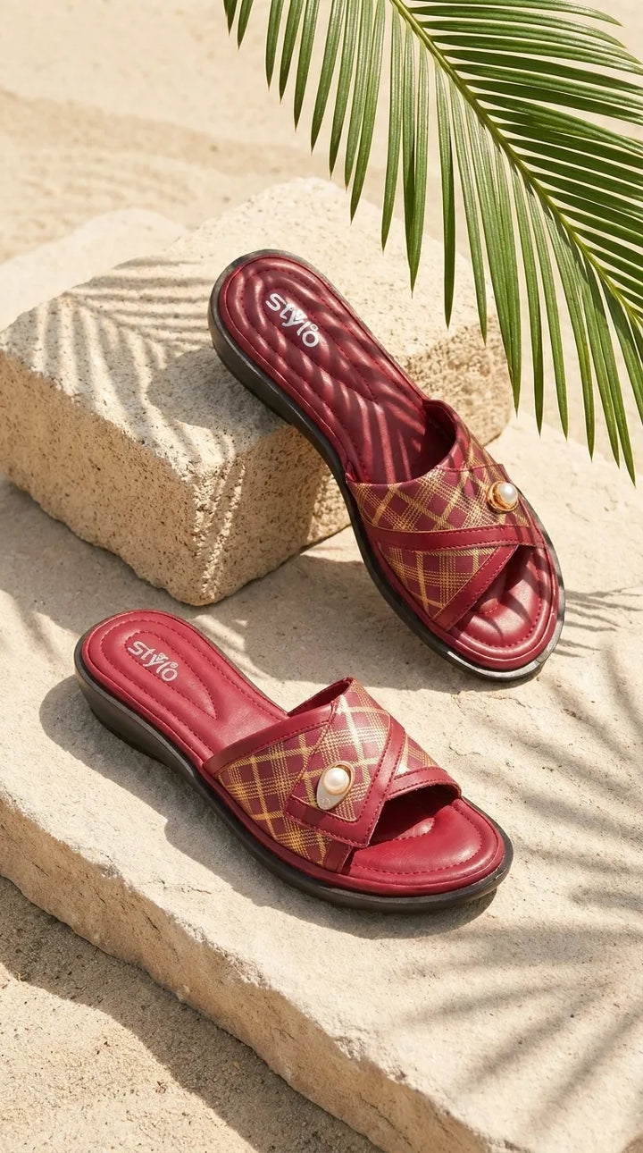 Red Casual Softy For Women CLS047