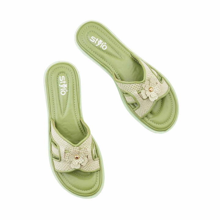 Green Casual Softy For Women CLS049