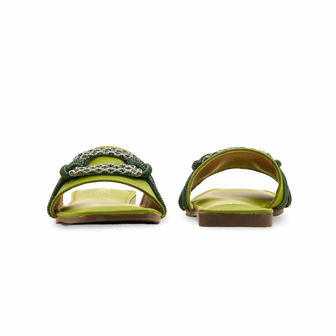 Green Casual Slipper CL2089