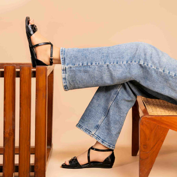 Black Formal Sandal FR5434