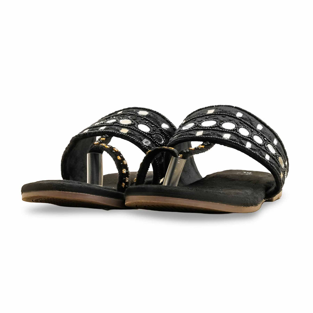 Black Ethnic Chappal EC0237
