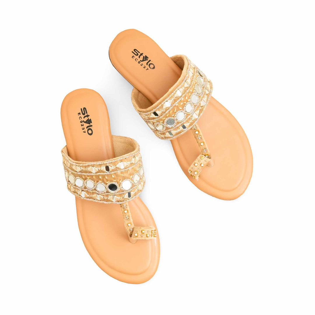 Fawn Ethnic Chappal EC0237