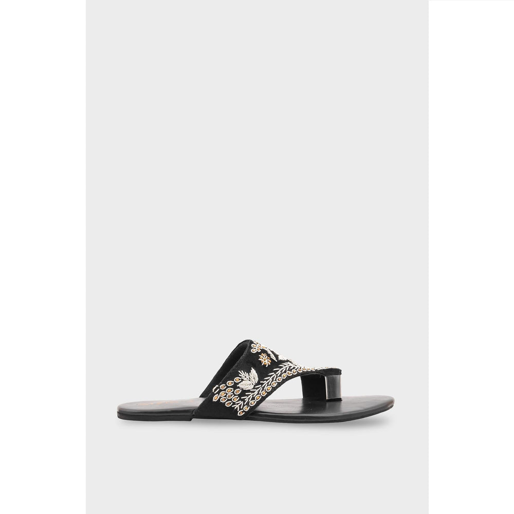 Black Ethnic Chappal EC0242
