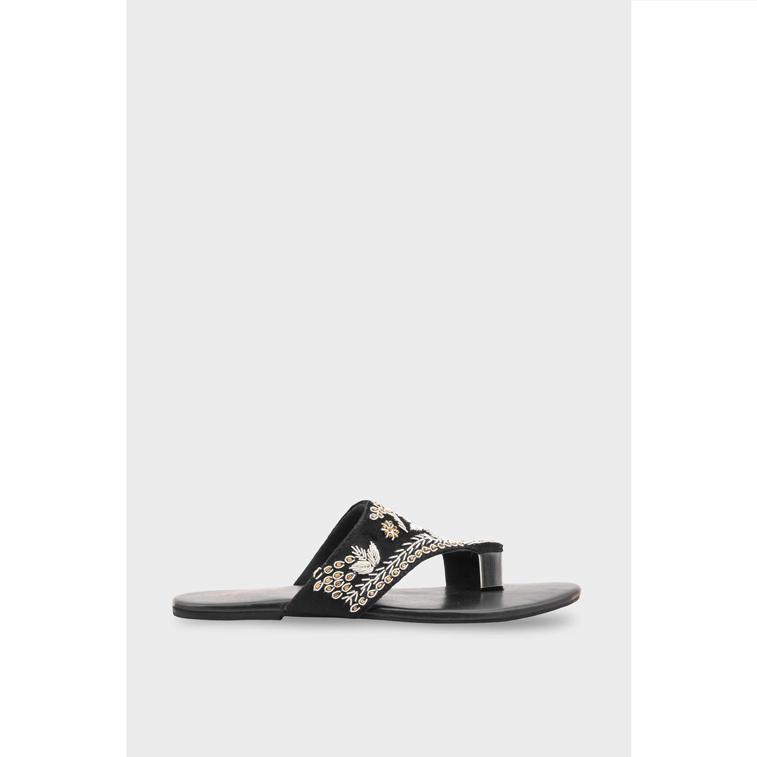 Black Ethnic Chappal EC0242