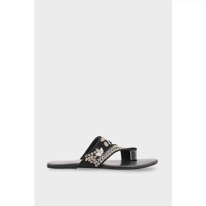 Black Ethnic Chappal EC0242
