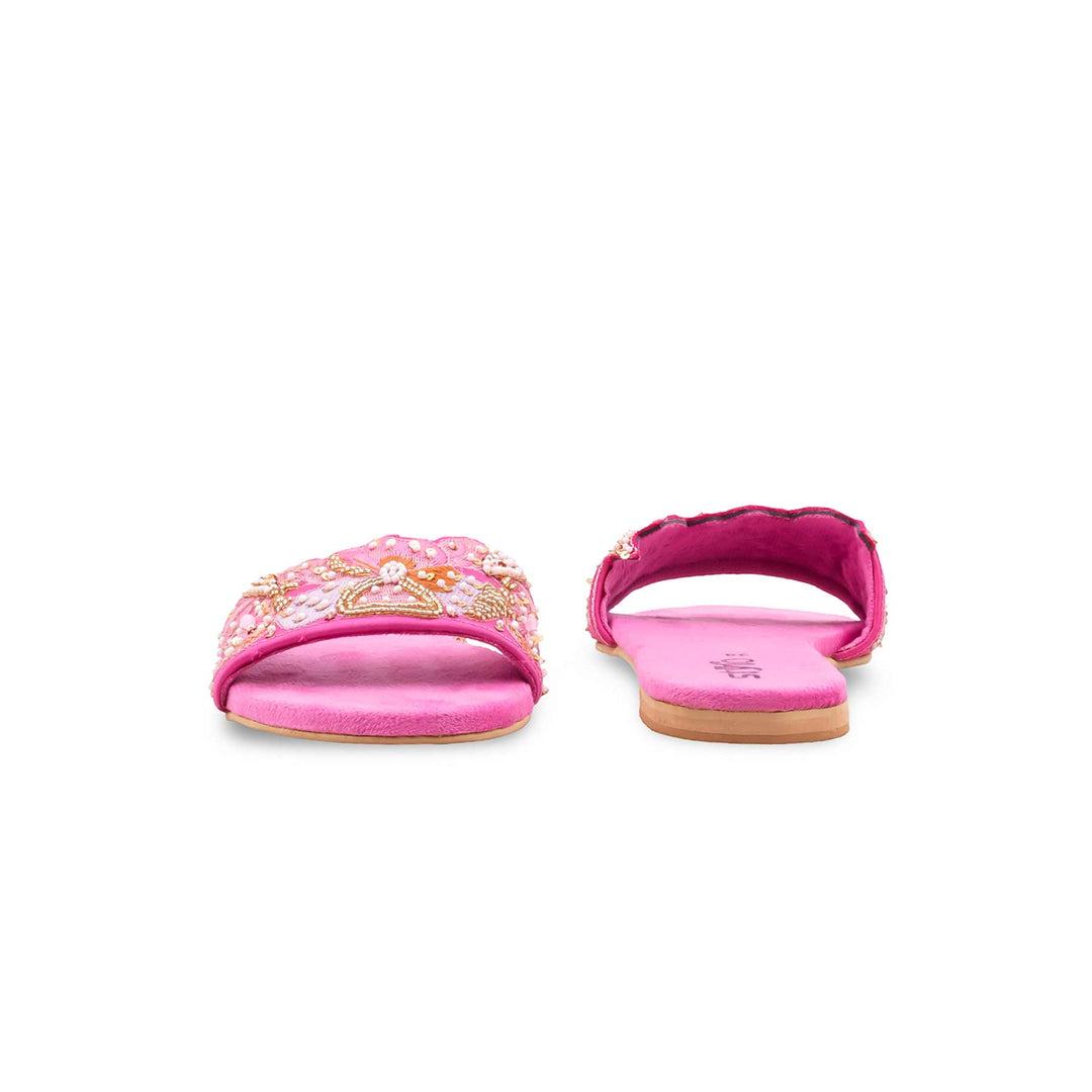 Fuchsia Fancy Slipper For Women EC0244