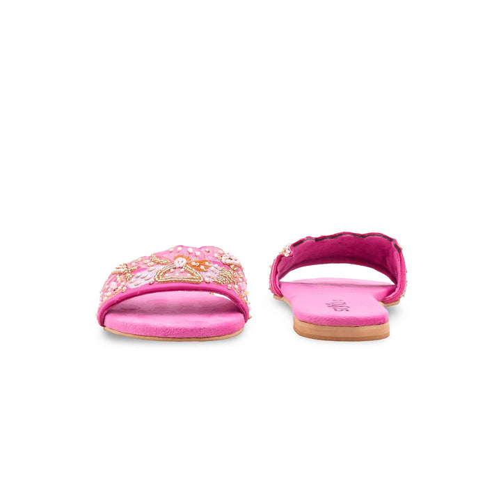 Fuchsia Fancy Slipper For Women EC0244