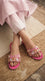 Fuchsia Fancy Slipper For Women EC0244