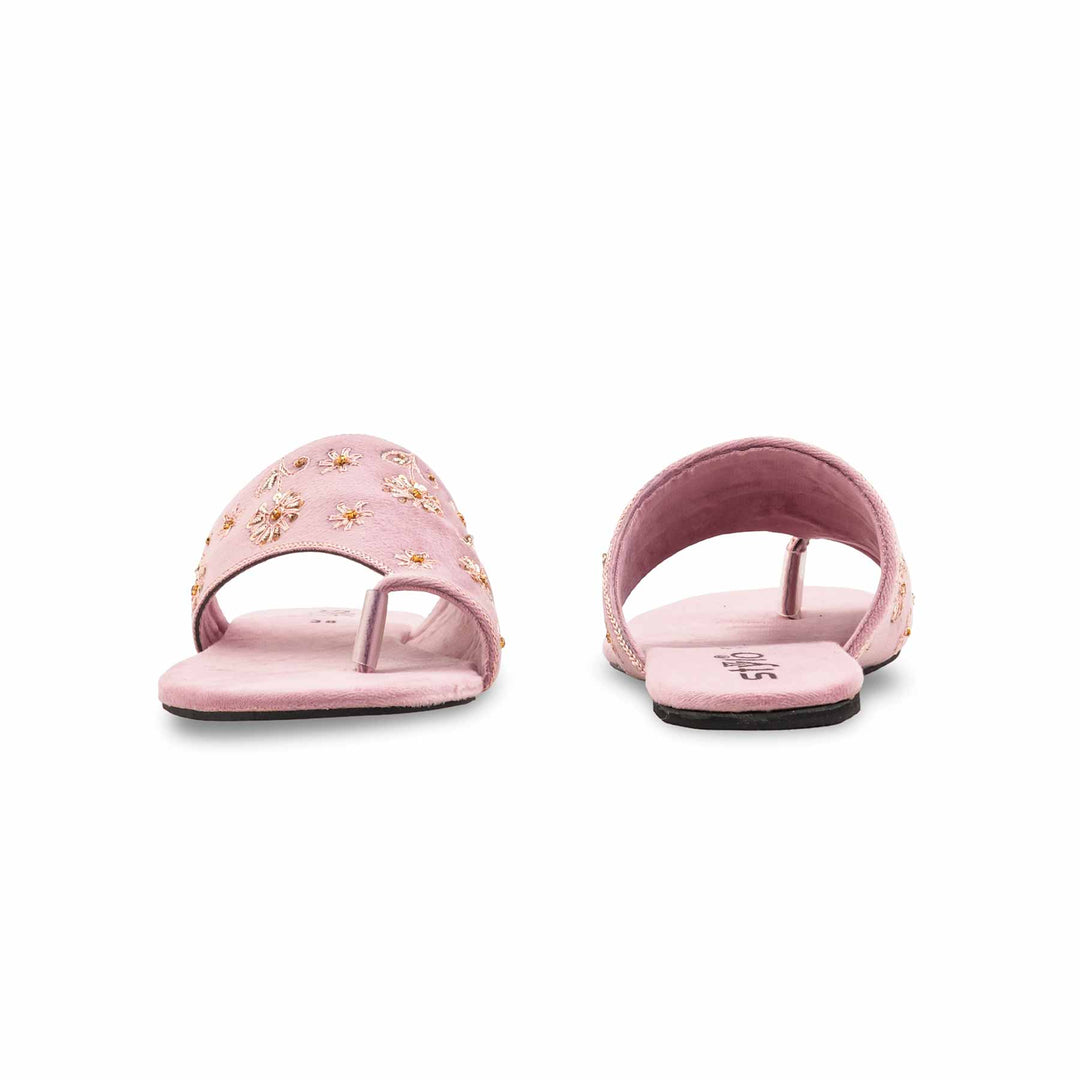 Pink Ethnic Chappal For Women EC0250