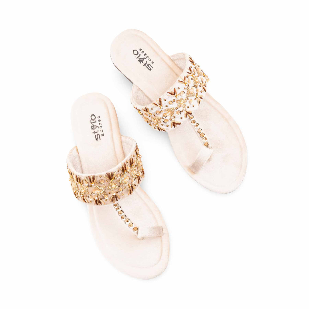 Fawn Ethnic Chappal For Women EC0252