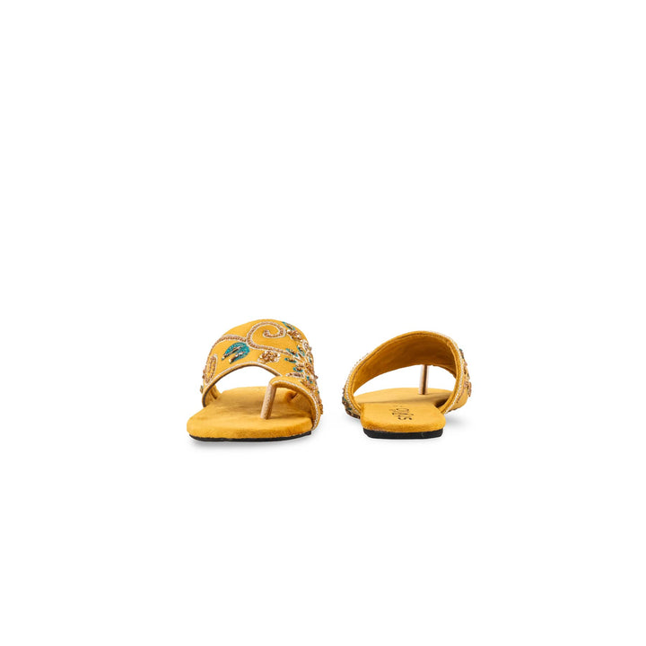Mustard Casual Chappal For Ladies EC0253