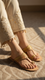 Golden Kolapoori Chappal EC0259