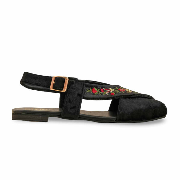 Black Formal Peshawari Chappal EC3183
