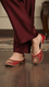 Maroon Fancy Khusa EC8409
