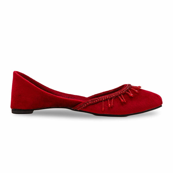 Maroon Fancy Khussa EC8509