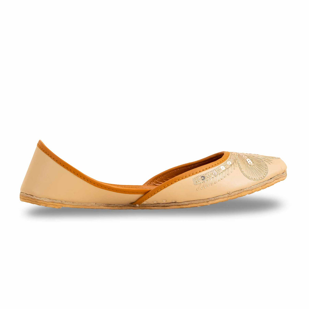 Fawn Formal Khusa For Ladies EC8515