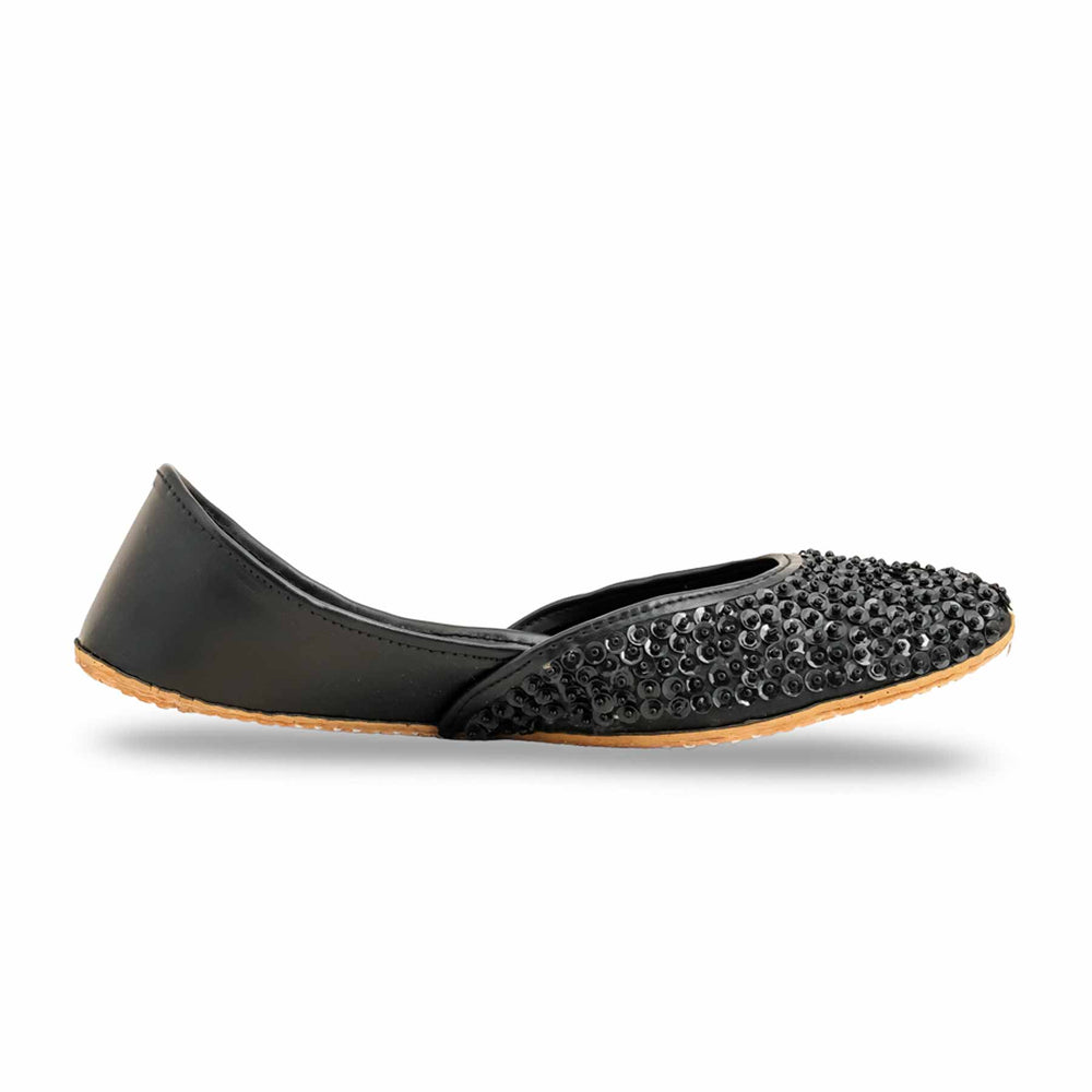 Black Fancy Khusa For Women EC8528