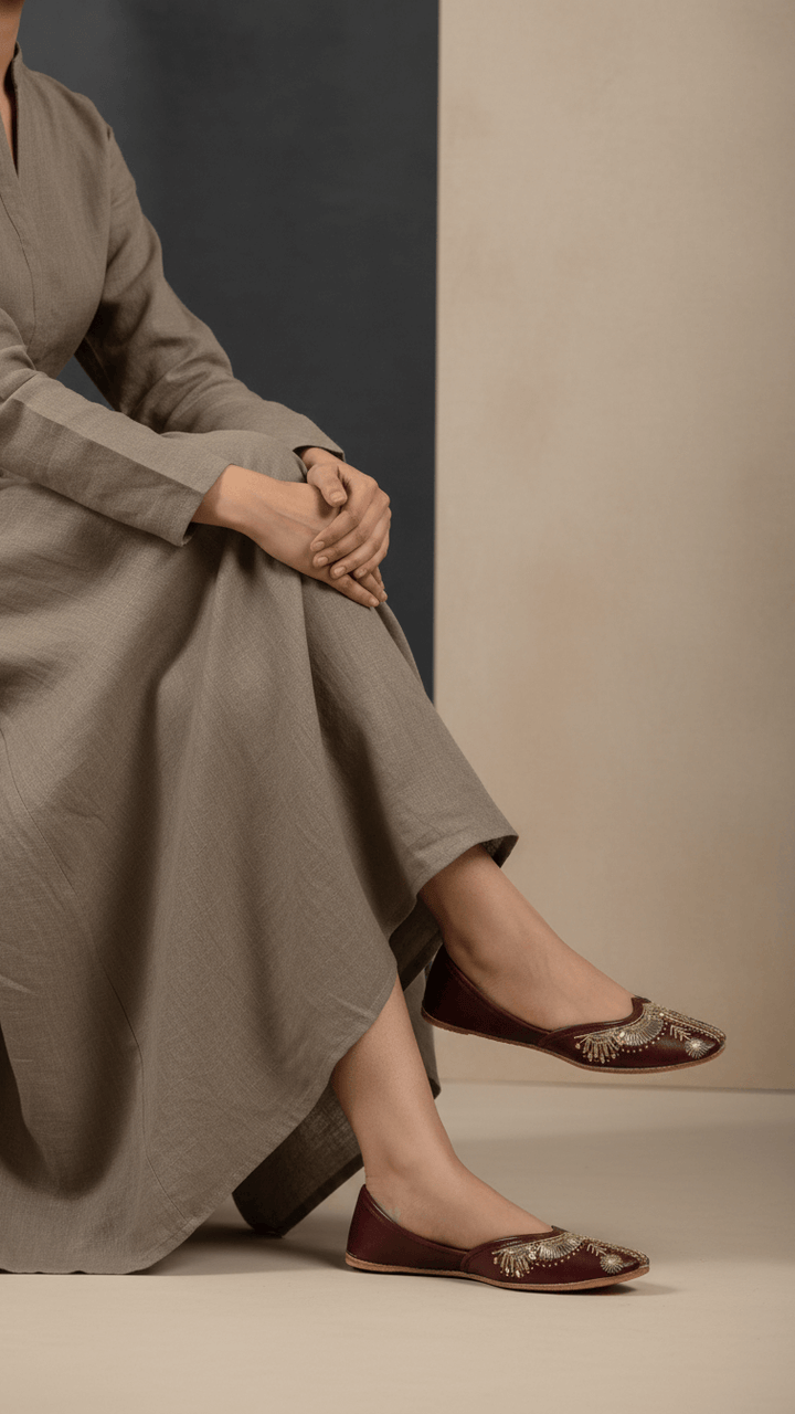 Maroon Formal Khusa EC8545