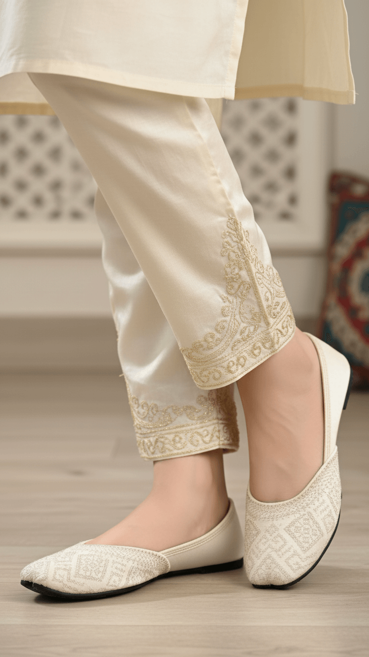 White Casual Khusa EC8576