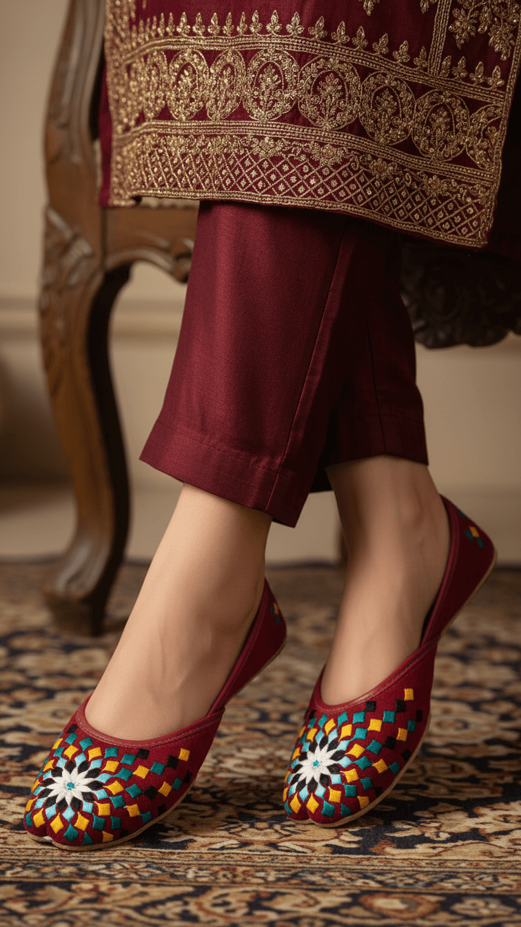 Maroon Formal Khusa EC8580