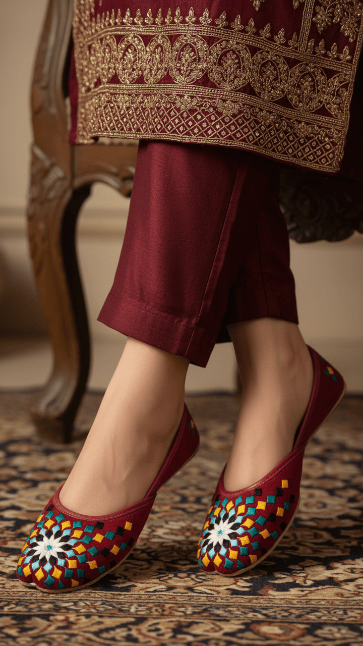 Maroon Formal Khusa EC8580