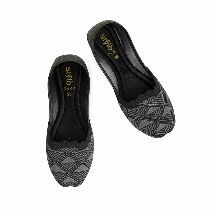 Black Casual Khusa EC8583