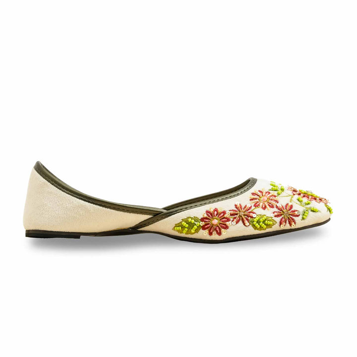 White Ethnic Khusa EC8586