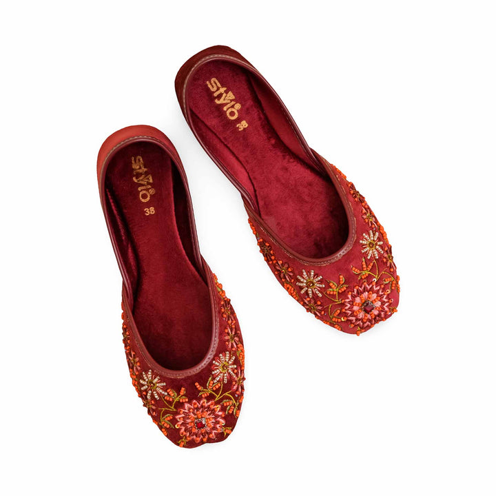Red Ethnic Khusa EC8586