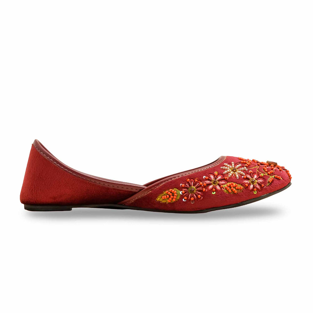 Red Ethnic Khusa EC8586