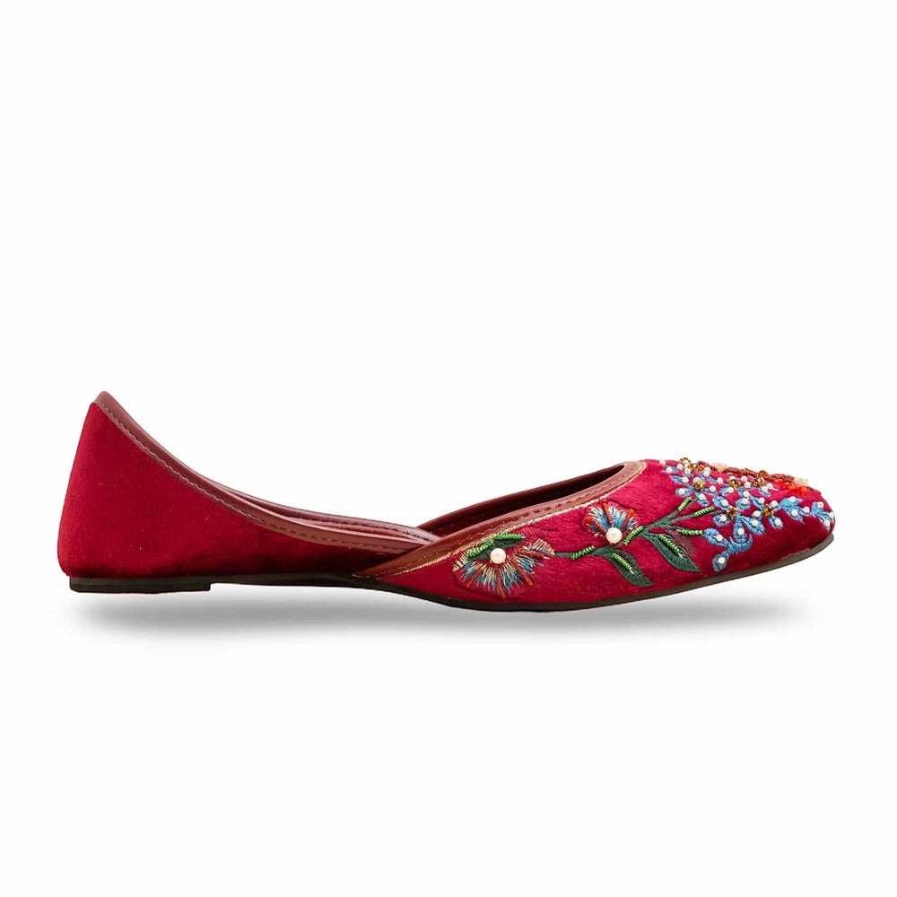 Maroon Ethnic Khusa EC8588