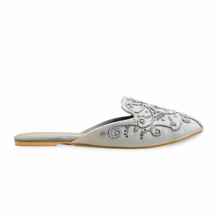 Grey Fancy Back Open Khusa EC8589