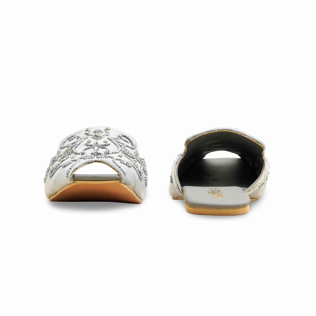 Grey Fancy Back Open Khusa EC8589