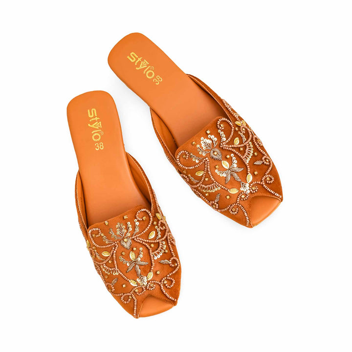 Rust Fancy Back Open Khusa EC8589