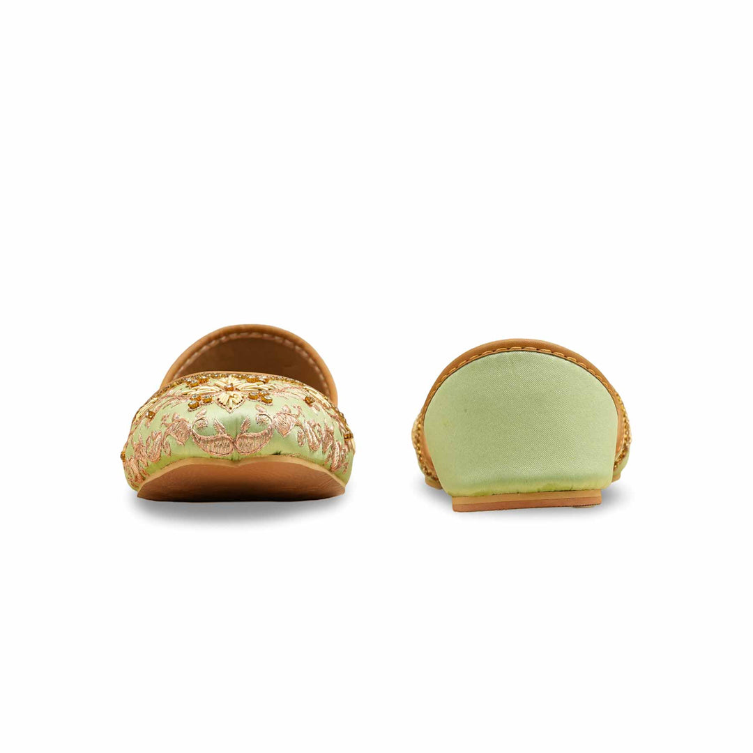 PISTAGREEN Fancy Khusa For Ladies EC8593