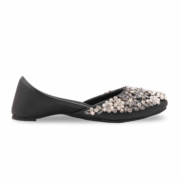 Black Ethnic Khussa For Ladies EC8600