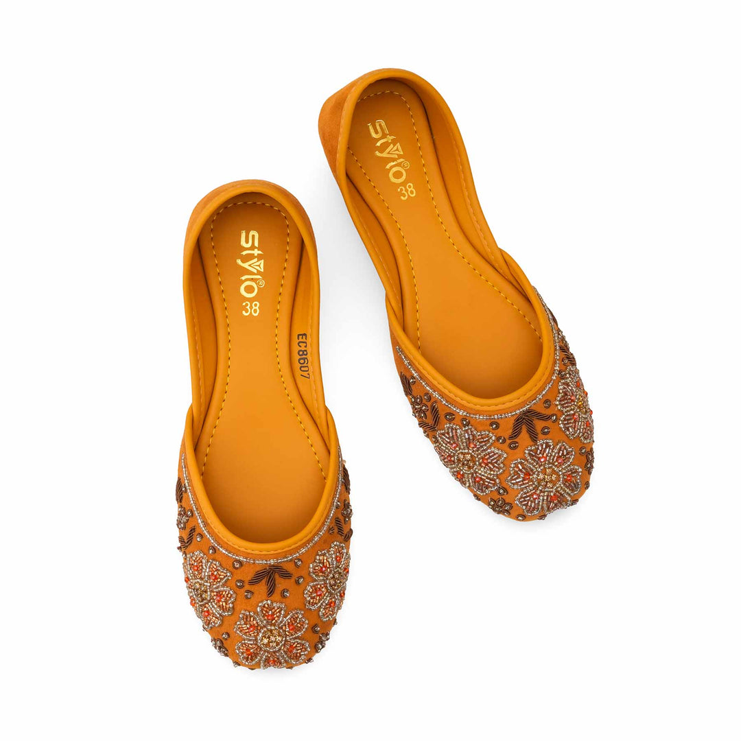 Mustard Fancy Women Khusa EC8607