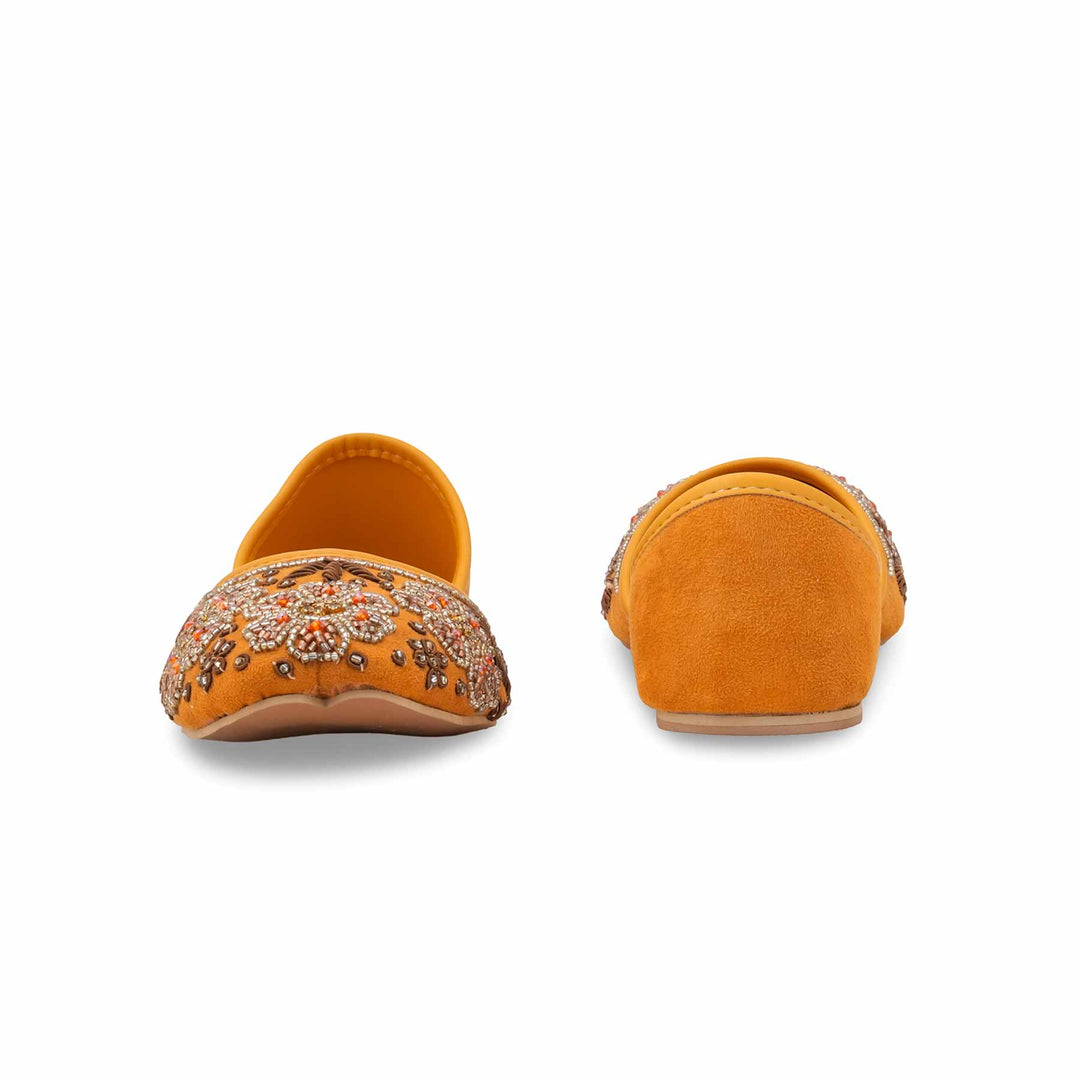 Mustard Fancy Women Khusa EC8607